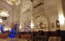 Malowanie kościoła - styczeń' 2021